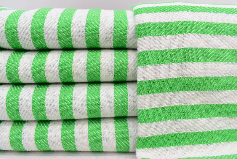 Spa Towel, Turkish Tea Towel, Personalized Kitchen Towel, Custom Gift, 40x18 Cotton Striped Towel, Beach Wedding Favor, Personalized Hand Towel - 1