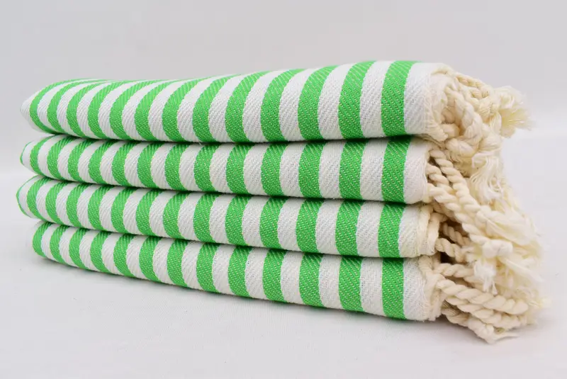 Spa Towel, Turkish Tea Towel, Personalized Kitchen Towel, Custom Gift, 40x18 Cotton Striped Towel, Beach Wedding Favor, Personalized Hand Towel - 4