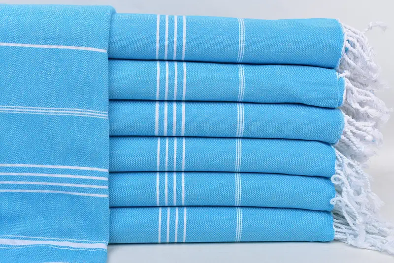 Fouta towel, Personalized Wedding Gift, Beach Wedding Favor, Summer Gift Ideas, Gift Boxes Towel, 70x40 Cotton Striped Towel, Custom Wedding Gifts - 1