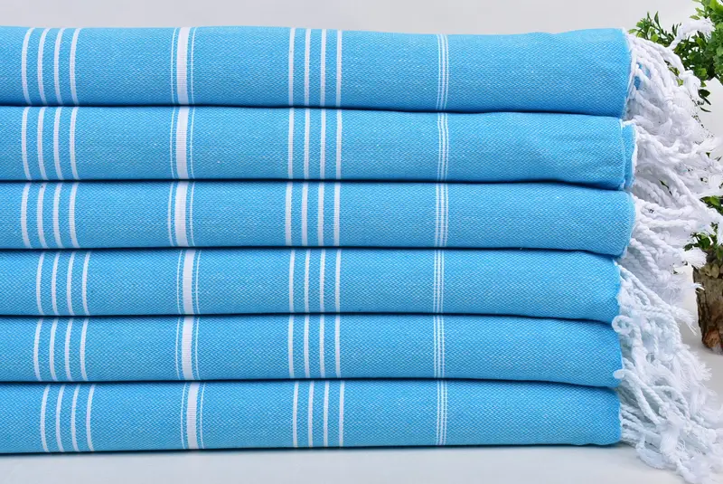 Fouta towel, Personalized Wedding Gift, Beach Wedding Favor, Summer Gift Ideas, Gift Boxes Towel, 70x40 Cotton Striped Towel, Custom Wedding Gifts - 3