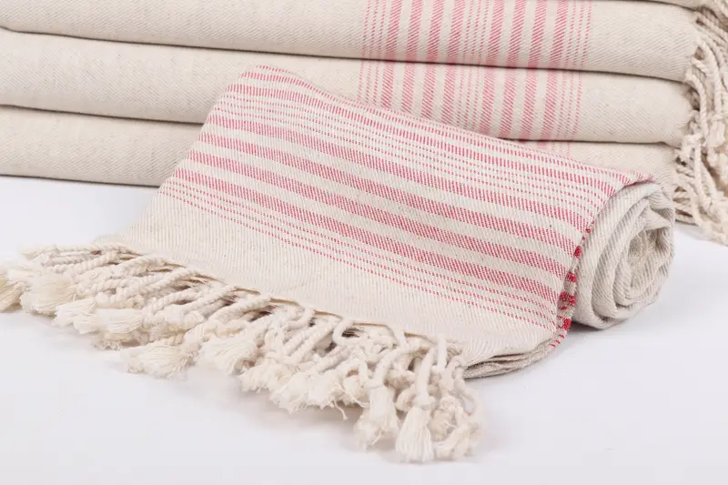 Summer Gift, 68x40 Linen Striped Towel, Personalized Wedding Gift, Bachelorette Party Gifts, Girls Weekend Getaways Gifts, Bachelor Party Gifts - 4