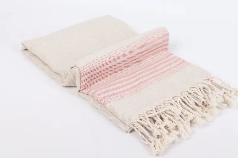 Summer Gift, 68x40 Linen Striped Towel, Personalized Wedding Gift, Bachelorette Party Gifts, Girls Weekend Getaways Gifts, Bachelor Party Gifts - 6