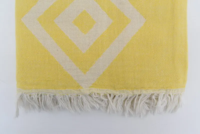 Plaj havlu monogramı, 70x36 pamuk geometrik havlu, nedime hediyeleri kişiselleştirilmiş, yumuşak havlu, yaz hediyesi, spa hediye havlu, nedime hediye havlu - 4