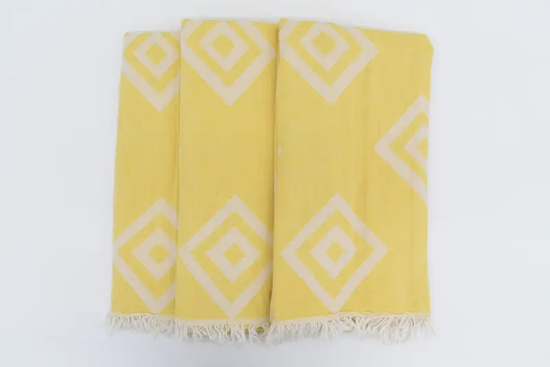 Plaj havlu monogramı, 70x36 pamuk geometrik havlu, nedime hediyeleri kişiselleştirilmiş, yumuşak havlu, yaz hediyesi, spa hediye havlu, nedime hediye havlu - 7