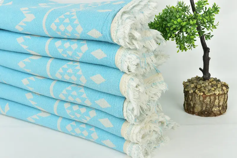 Custom Gift, Bachelorette Party Gifts Bridesmaids, Turkish Towel Bulk, 70x40 Cotton Dolphin Patterned Towel, Bathroom Towel, Quick-dry peshtemal - 4