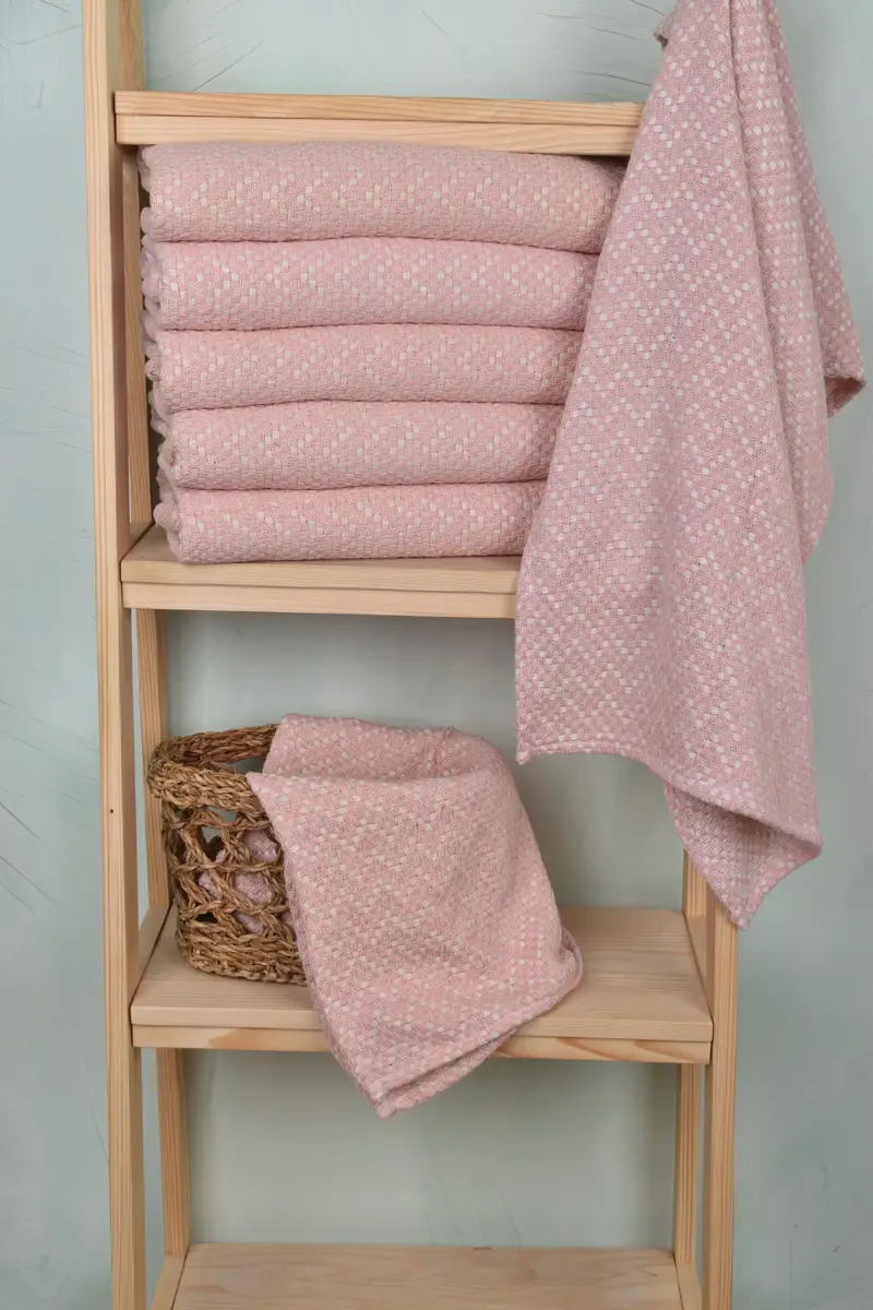 Welcome Wedding Gift, Custom Hand Towel, Personalized Kitchen Towel, Small Bath Towels, Home Decor Gifts, 32x20 Cotton Herringbone Towel - 3