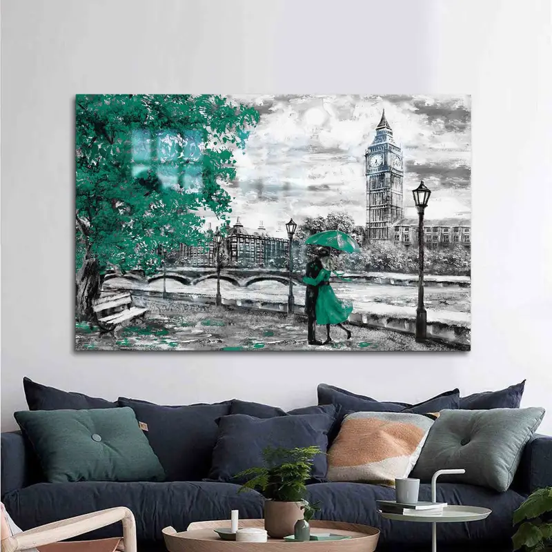 Romantic London Glass: Printed Elegance for Valentine's Day