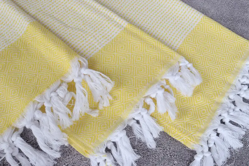 Toplu sipariş havlu, kişiselleştirilmiş hediyeler, dekoratif havlu, 40x18 pamuklu elmas havlu, doğum günü hediyesi, düğün hediyesi, Türk havlu el havlu, spa havlu - 5