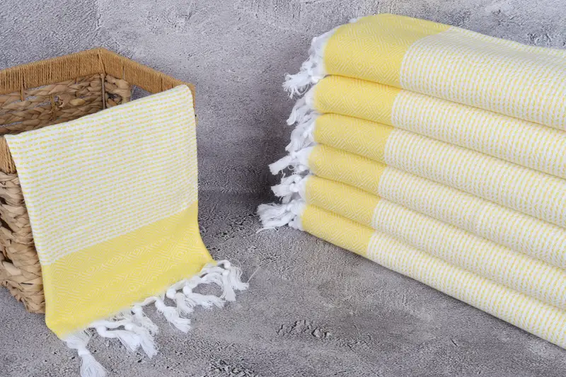 Toplu sipariş havlu, kişiselleştirilmiş hediyeler, dekoratif havlu, 40x18 pamuklu elmas havlu, doğum günü hediyesi, düğün hediyesi, Türk havlu el havlu, spa havlu - 3