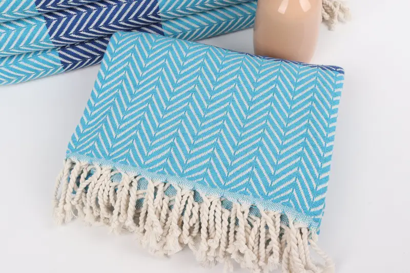 Cotton towel, Bridal Party Gifts, 70x40 Cotton Chevron Towel, Large Turkish Towel, Friends Beach Towel, Bachelor Party Favors, Organic towel - 5