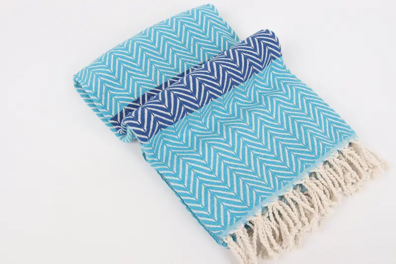 Cotton towel, Bridal Party Gifts, 70x40 Cotton Chevron Towel, Large Turkish Towel, Friends Beach Towel, Bachelor Party Favors, Organic towel - 6