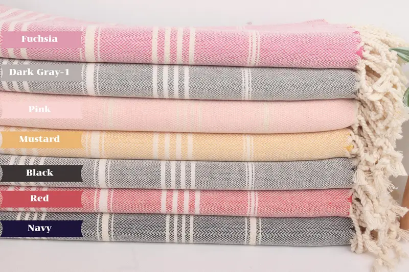 Quick-dry peshtemal, Spa Gift Towel, Monogram Turkish Towel, Gifts For Him, Personalised Gift, Decorative Towel, 70x40 Cotton Striped Towel - 1