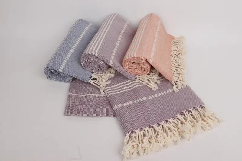 Quick-dry peshtemal, Spa Gift Towel, Monogram Turkish Towel, Gifts For Him, Personalised Gift, Decorative Towel, 70x40 Cotton Striped Towel - 6