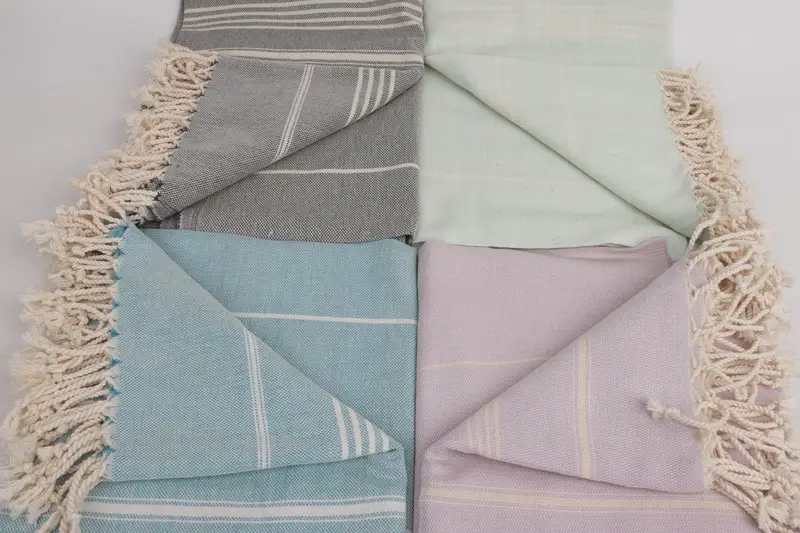 Quick-dry peshtemal, Spa Gift Towel, Monogram Turkish Towel, Gifts For Him, Personalised Gift, Decorative Towel, 70x40 Cotton Striped Towel - 5