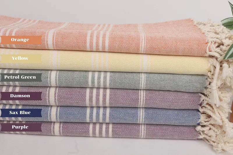 Quick-dry peshtemal, Spa Gift Towel, Monogram Turkish Towel, Gifts For Him, Personalised Gift, Decorative Towel, 70x40 Cotton Striped Towel - 3
