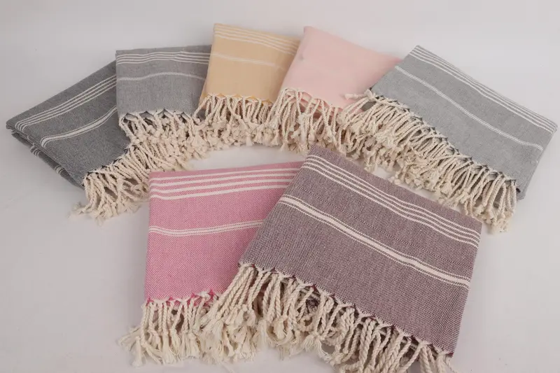 Quick-dry peshtemal, Spa Gift Towel, Monogram Turkish Towel, Gifts For Him, Personalised Gift, Decorative Towel, 70x40 Cotton Striped Towel - 4