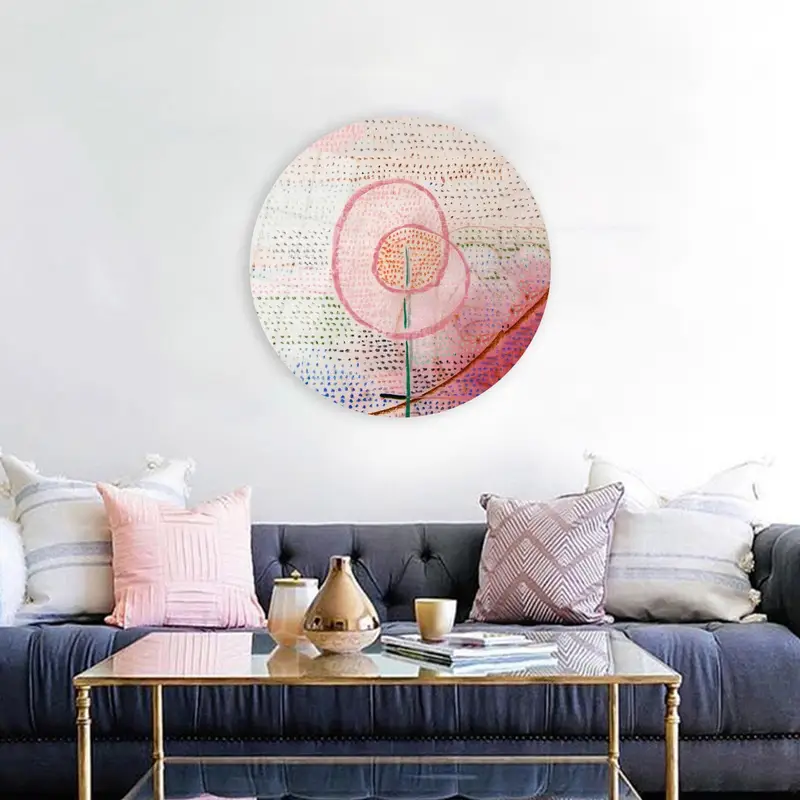 Von Paul Klee inspirierter blühender Leinwanddruck – abstrakte Kunst