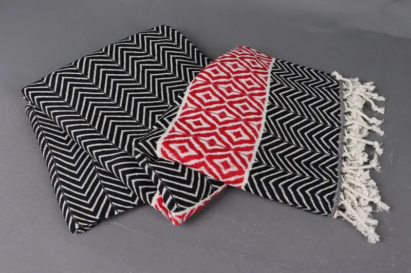 Summer Towel, Gift For Wedding Day, 70x40 Cotton Chevron Towel, Gift For Boyfriend, Turkish bath towel, Wedding Gift, Quick-dry peshtemal, Spa Towel - 7