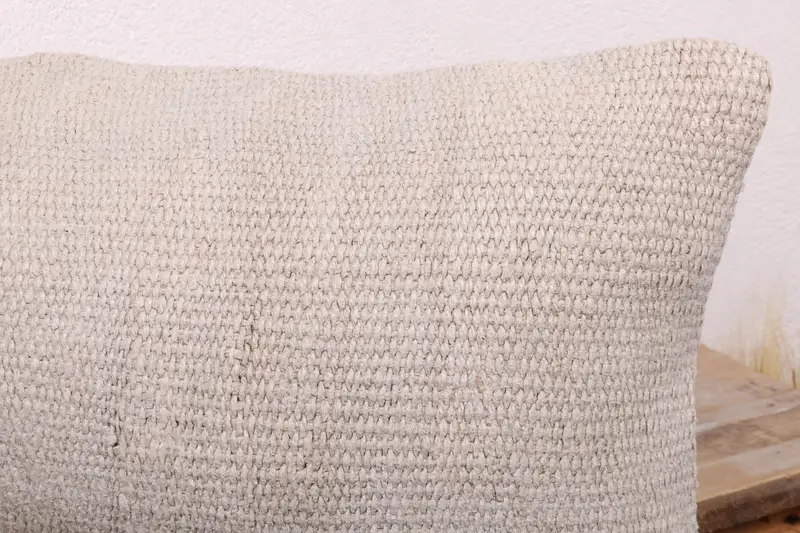 12x24 Beige Cushion Cover, Cushion, Gift Pillow, Turkish Kilim Pillow, Pastel Cushion Case, Aesthetic Cushion Cover, Home Decor Pillow - 5