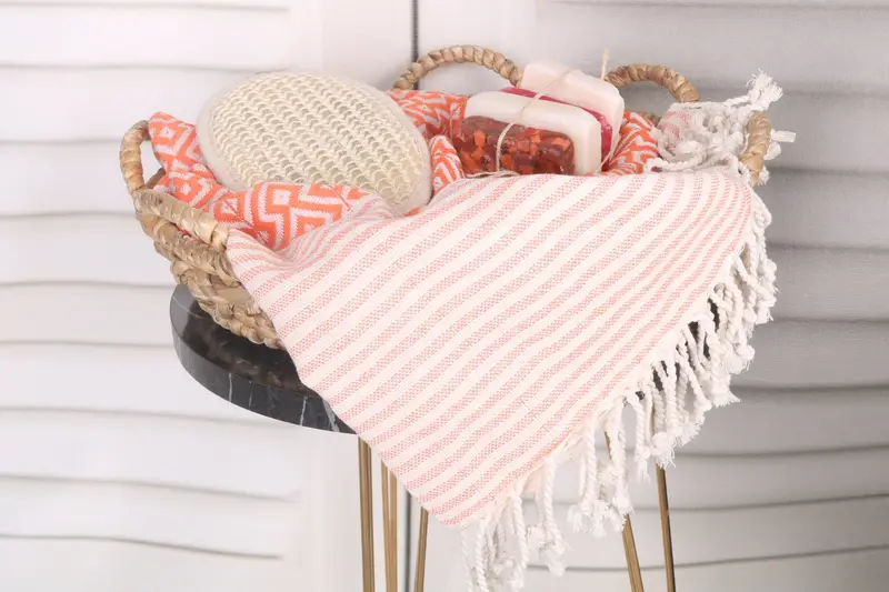Quick-dry peshtemal, Gift For Coworker, Gym Towel, Beach Size Towel, Turkish towel, Kids Beach Towel, 76x38 Cotton Diamond Towel, Lightweight towel - 2
