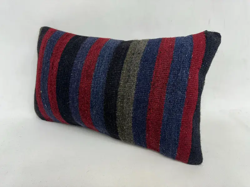 12x20 Red Pillow Sham, Turkish Kilim Pillow, Anatolian Cushion Cover, Kilim Pillow, Kilim Pillow Cover, Pillow Case, Comfy Throw Cushion Cover - 4
