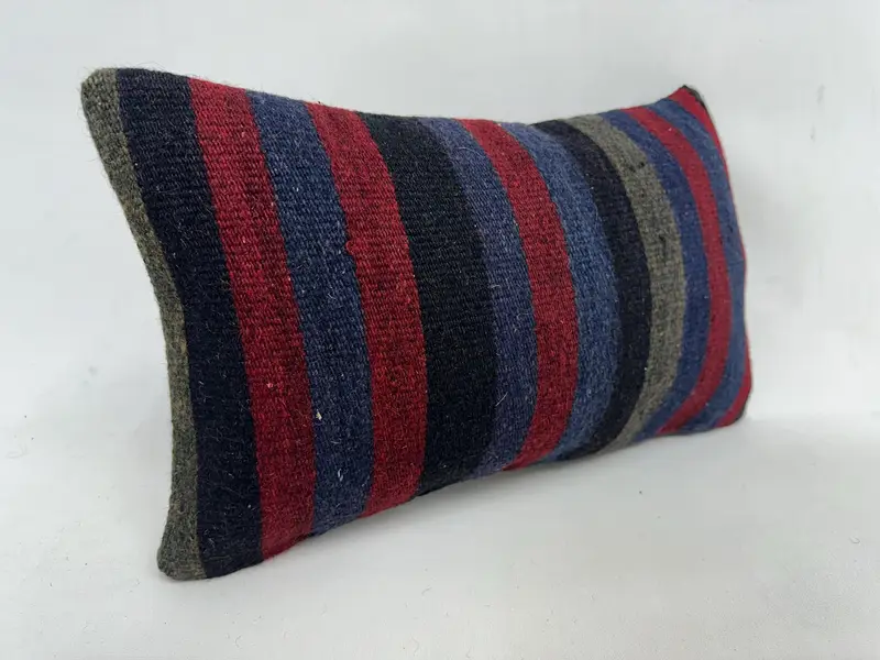 12x20 Red Pillow Sham, Turkish Kilim Pillow, Anatolian Cushion Cover, Kilim Pillow, Kilim Pillow Cover, Pillow Case, Comfy Throw Cushion Cover - 3