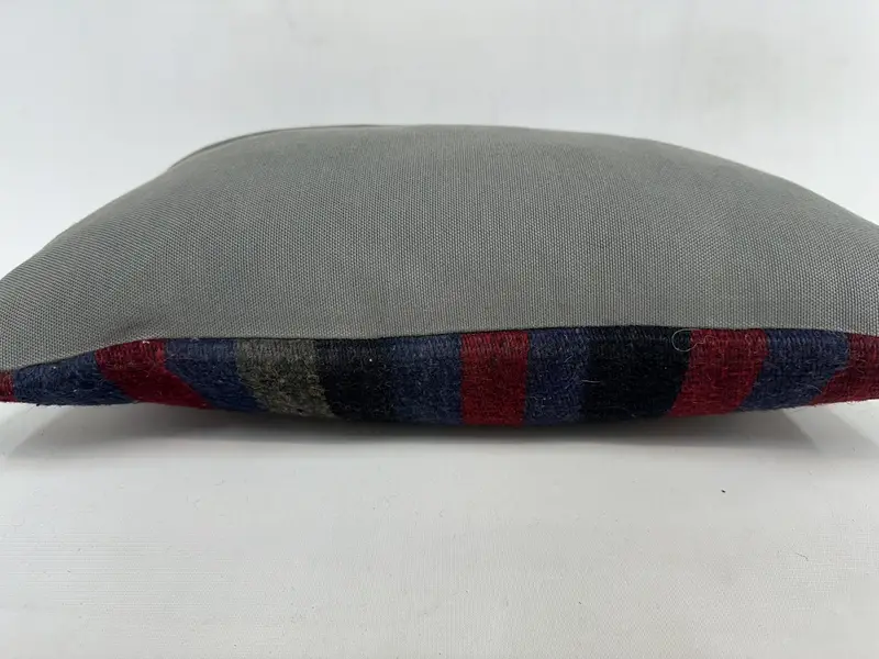12x20 Red Pillow Sham, Turkish Kilim Pillow, Anatolian Cushion Cover, Kilim Pillow, Kilim Pillow Cover, Pillow Case, Comfy Throw Cushion Cover - 7