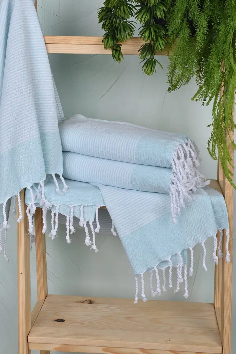 Custom Hand Towel, 40x18 Cotton Striped Towel, Custom Tea Towel, Custom Wedding Gifts, Personalized Gift, Turkish Hand Towel, Bulk Order Towel - 6