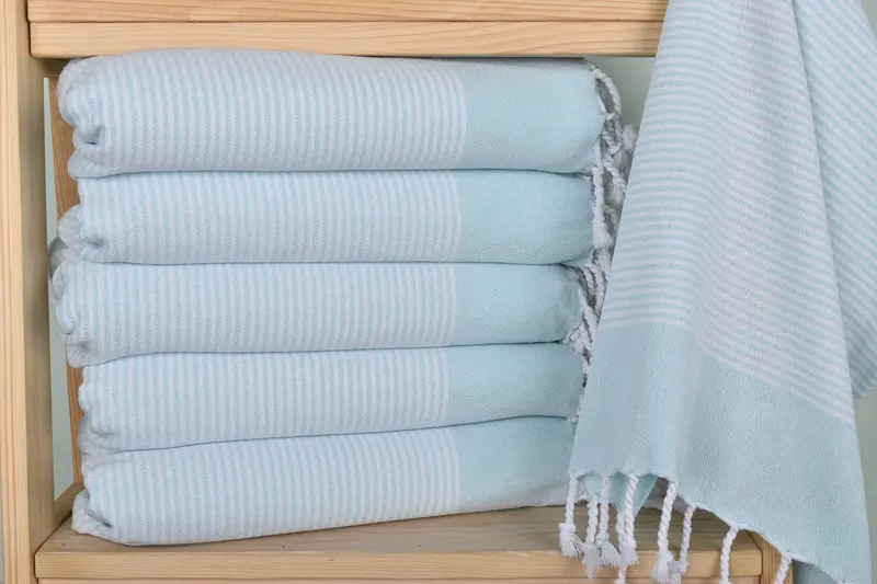 Custom Hand Towel, 40x18 Cotton Striped Towel, Custom Tea Towel, Custom Wedding Gifts, Personalized Gift, Turkish Hand Towel, Bulk Order Towel - 2