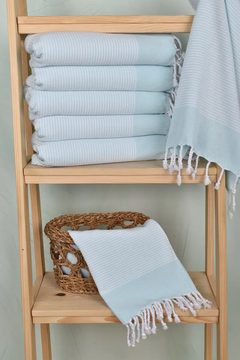 Custom Hand Towel, 40x18 Cotton Striped Towel, Custom Tea Towel, Custom Wedding Gifts, Personalized Gift, Turkish Hand Towel, Bulk Order Towel - 3