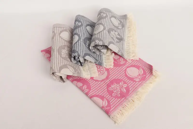 Small Bath Towels, Monogram Towels, Personalized Gifts, Gift Boxes Tea Towels, Monogram Kitchen Towel, 28x20 Cotton Fruits Patterned Towel - 4
