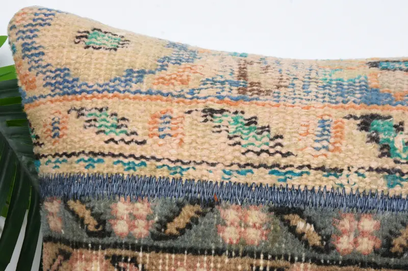 Turkish Pillow, Oriental Pillow Sham, 16x16 Blue Pillow Sham, Home Decor Pillow, Pillow for Sofa, Wholesale Pillow, Cushion, Retro Throw Pillow Case - 2