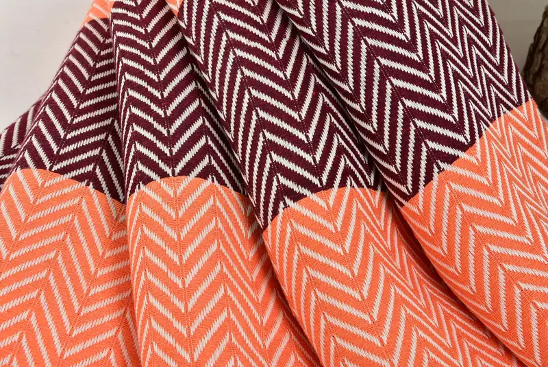 Spa Gift, Custom Wedding Gift From Bridesmaid, Cotton towel, Luxury Beach Towel, Hammam towel, Personalized Towel, 70x40 Cotton Chevron Towel - 5