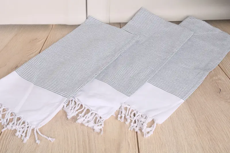 40x18 Cotton Striped Towel, Spa Towel, Turkish Tea Towel, Holiday Towel, Personalized Gifts, Bridesmaid Favors, Personalized Hand Towel, Summer Gift - 6
