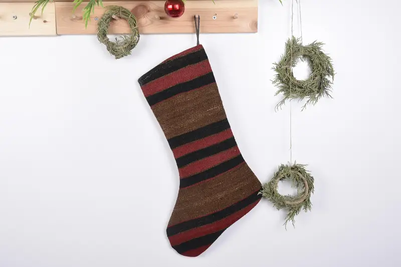 19-Zoll-Weihnachtsornamentmuster, festlicher Weihnachtsstrumpf