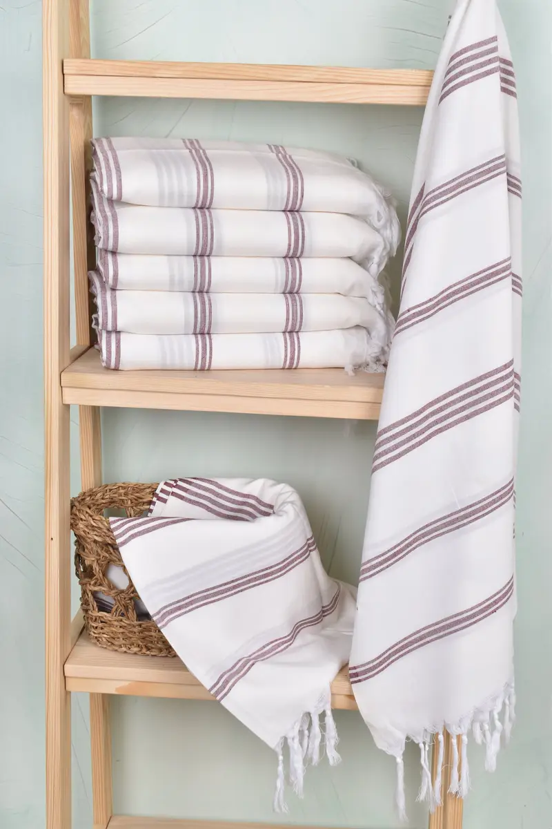 Gym Towel, Bachelor Gifts, Bachelorette Party Gifts Bridesmaids, Turkish Towel Beach, 70x40 Cotton Striped Towel, Bachelorette Party Favors Beach - 3