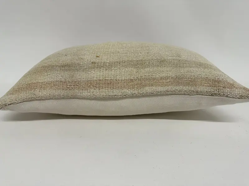 Christmas Cushion Case, Christmas Pillow Case, Cushion Cover, 12x20 White Cushion, Throw Kilim Pillow, Vintage Pillow, Turkish Pillow - 5