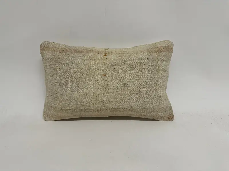 Christmas Cushion Case, Christmas Pillow Case, Cushion Cover, 12x20 White Cushion, Throw Kilim Pillow, Vintage Pillow, Turkish Pillow - 1