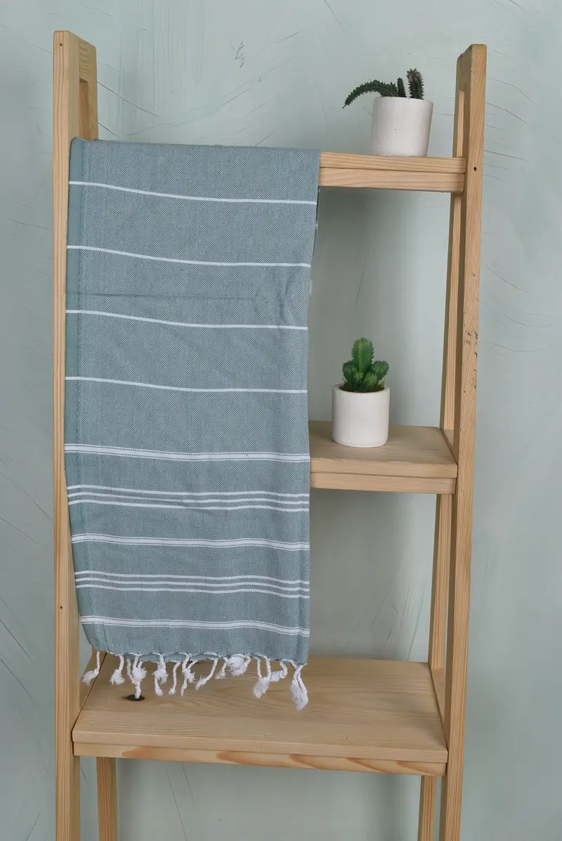 40x24 Cotton Striped Towel, Bridesmaid Gifts, Bachelorette Party Items, Valentines Day Gift Idea, Turkish Towel Hand Towel, Turkish Tea Towel - 8