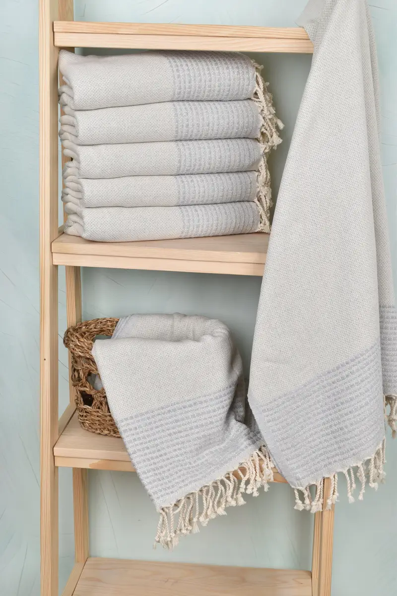 Turkish bath towel for spa, Custom Wedding Gift, Bath towel, Bachelorette Favor, 70x36 Cotton Striped Towel, Bachelor Bachelorette Party Favors - 3