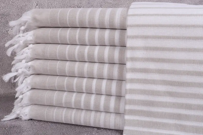 Bridesmaid Proposal Gift, Turkish bath towel, Monogram Towels, Beach Towel Personalized, Bridesmaid Gifts, 70x40 Cotton Striped Towel, Cotton towel - 1