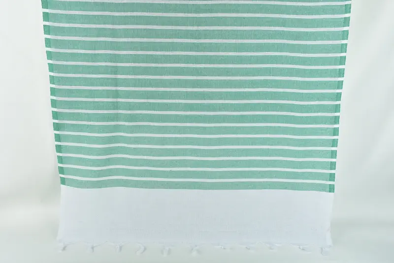 70x40 Cotton Striped Towel, Valentines Day Gift, Lightweight Turkish towel, Wedding Anniversary Gift, Bachelorette Party Favors, Sand-free towel - 7