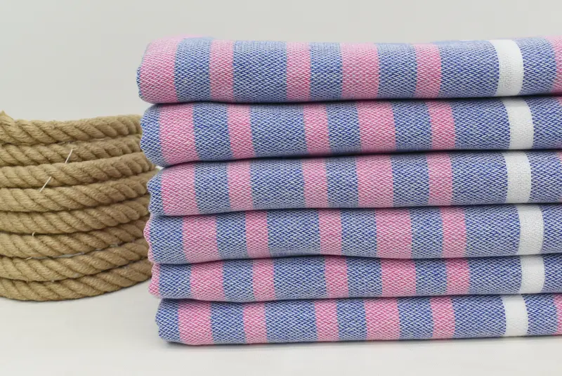 Personalized Gift, 70x40 Cotton Striped Towel, Birthday Gift, Lightweight Turkish towel, Sand-free peshtemal towel for the beach, Turkish bath towel - 2