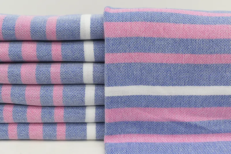 Personalized Gift, 70x40 Cotton Striped Towel, Birthday Gift, Lightweight Turkish towel, Sand-free peshtemal towel for the beach, Turkish bath towel - 1