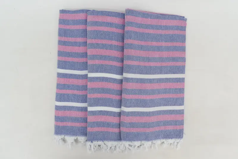 Personalized Gift, 70x40 Cotton Striped Towel, Birthday Gift, Lightweight Turkish towel, Sand-free peshtemal towel for the beach, Turkish bath towel - 3