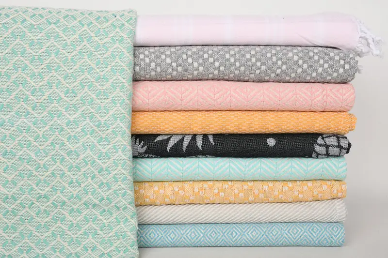 Holiday Towel, Small Bath Towels, Bridal Shower Favors, Welcome Wedding Gift, Wedding Favors, 40x20 Cotton Set of 10 Towel, Monogram Kitchen Towel - 1