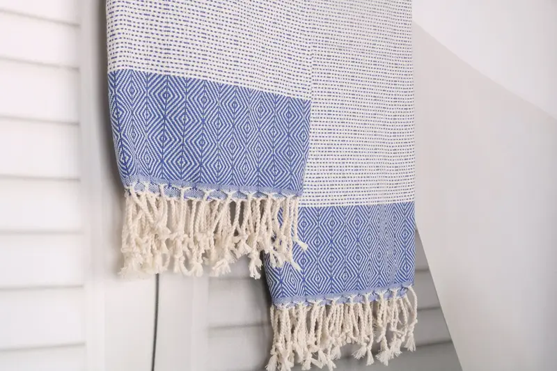 Spa Towel, Custom Wedding Gift, Lightweight towel, Turkish fouta towel for outdoor use, 70x40 Cotton Diamond Towel, Organic towel, Memorial Gift - 8