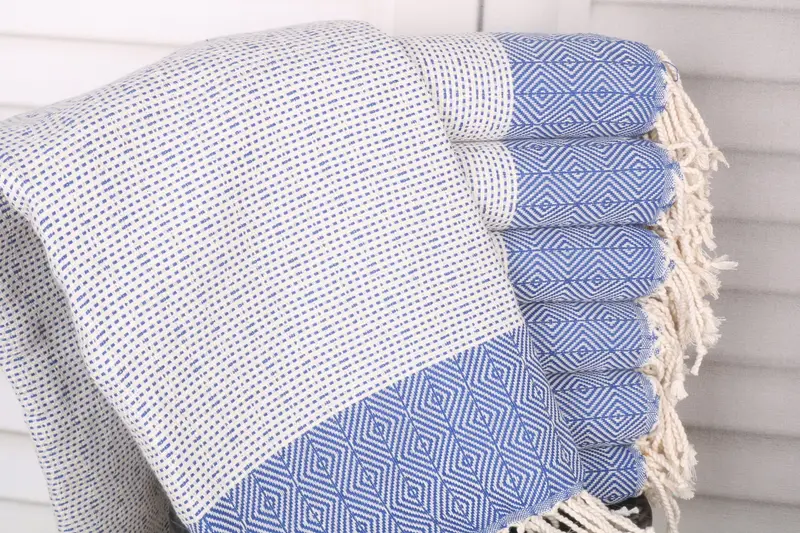 Spa Towel, Custom Wedding Gift, Lightweight towel, Turkish fouta towel for outdoor use, 70x40 Cotton Diamond Towel, Organic towel, Memorial Gift - 1