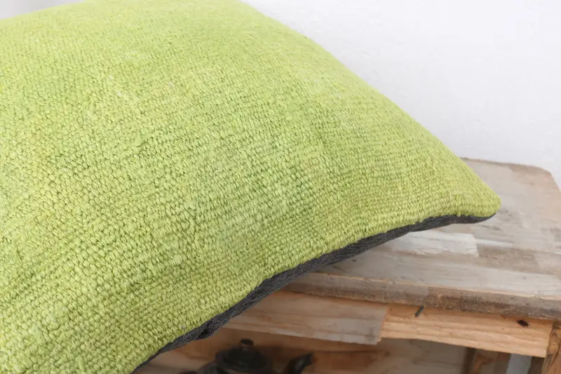 Custom Pillow Cover, Interior Designer Pillow, 16x16 Green Cushion Case, Outdoor Throw Pillow Case, Home Decor Pillow, Cushion Case, Kilim Pillow - 6