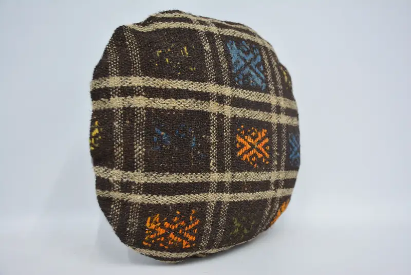 Sustainable Pillow Cover, 20x20 Brown Cushion, Vintage Kilim Throw Pillow, Cushion, Custom Cushion, Vintage Kilim Pillow, Antique Pillows - 3
